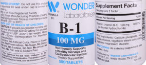 Label for B-1 100 mg