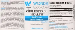 Label for Cholesterol Health