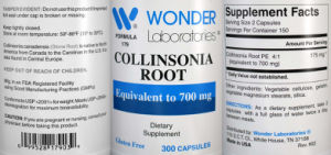 Collinsonia Root