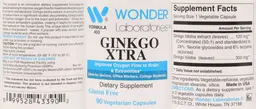 Label for Ginkgo Xtra