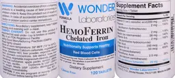 Label for HemoFerrin Chelated Iron