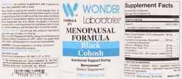 Label for Menopausal Formula