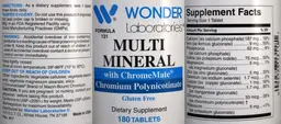 Label for Multi Mineral with ChromeMate