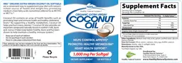 Label for Organic Extra Virgin Coconut Oil