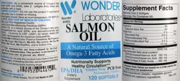 Label for Salmon Oil