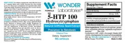 Label for 5-HTP 100
