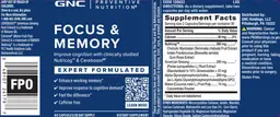 Label for Focus & Memory