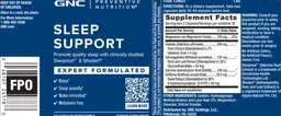 Label for Sleep Support