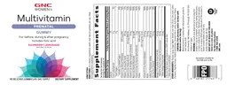 Label for Multivitamin Prenatal Gummy Raspberry Lemonade