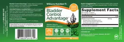 Label for Bladder Control Advantage