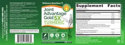 Label for Joint Advantage Gold 5X Turmeric
