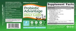 Label for Probiotic Advantage Daily Care