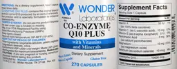 Label for Co-Enzyme Q10 Plus