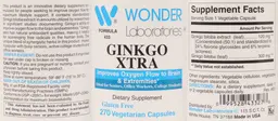 Label for Ginkgo Xtra