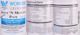 Label for Joint 'N Muscle Pack