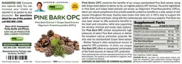 Label for Pine Bark OPC