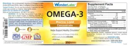Label for Omega-3 Marine Lipid Concentrate