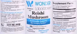 Label for Reishi Mushroom