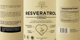 Label for Resveratrol