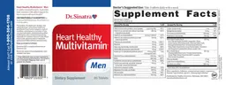 Label for Heart Healthy Multivitamin Men