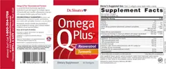 Label for Omega Q Plus Resveratrol and Turmeric