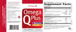 Label for Omega Q Plus Resveratrol and Turmeric