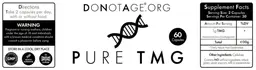 Label for Pure TMG