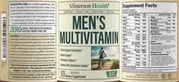 Label for Men's Multivitamin