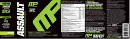 Label for Assault Lemon Lime