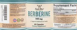 Label for Berberine 500 mg