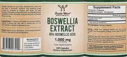 Label for Boswellia Extract 1,000 mg