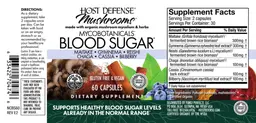 Label for Blood Sugar