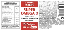 Label for Super Omega 3 1500 mg