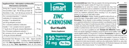 Label for Zinc L-Carnosine 75 mg