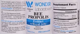 Label for Bee Propolis Extract