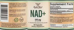 Label for NAD+ 500 mg