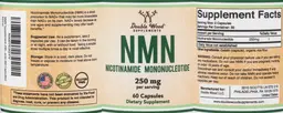 Label for NMN Nicotinamide Mononucleotide 250 mg
