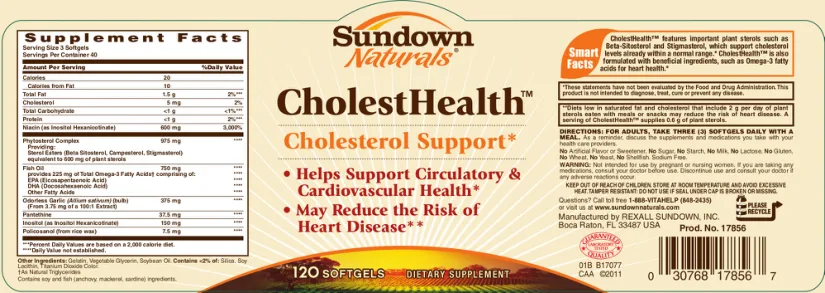 Label for CholestHealth