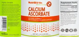 Label for Calcium Ascorbate