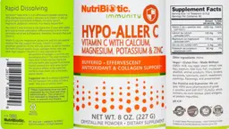 Label for Hypo-Aller C