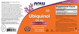 Label for Ubiquinol 100 mg