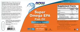 Label for Super Omega EPA Fish Oil