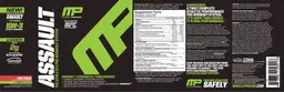 Label for Assault Fruit Punch