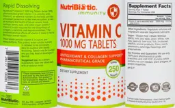 Label for Vitamin C 1000 mg Tablets