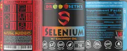 Label for Selenium w/ Coconut Oil