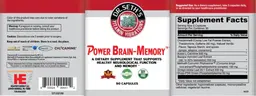 Label for Power Brain-Memory