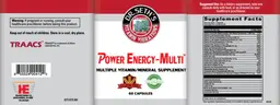 Label for Power Energy-Multi