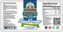 Label for Nice Dreams 100 mg