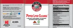 Label for Power Liver Cleanse