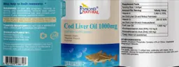 Label for Cod Liver Oil 1000 mg